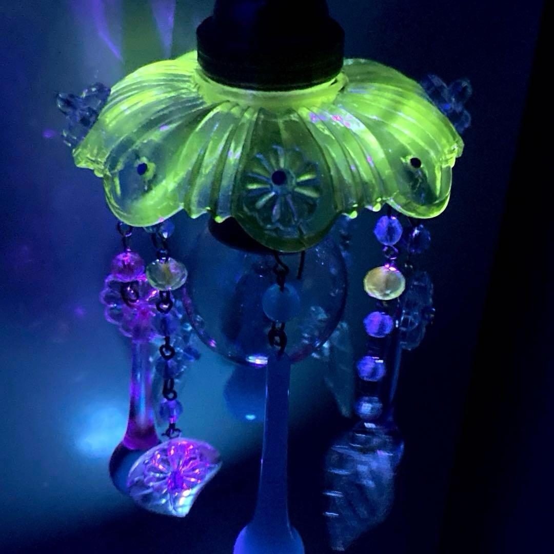 ミニシャンデリア　1920年　フランス　アンティーク　シェード