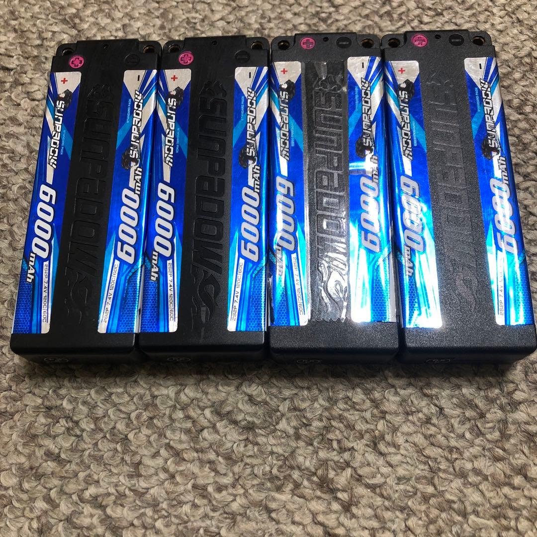 サンパドゥ 6000 リポバッテリー 4個セット