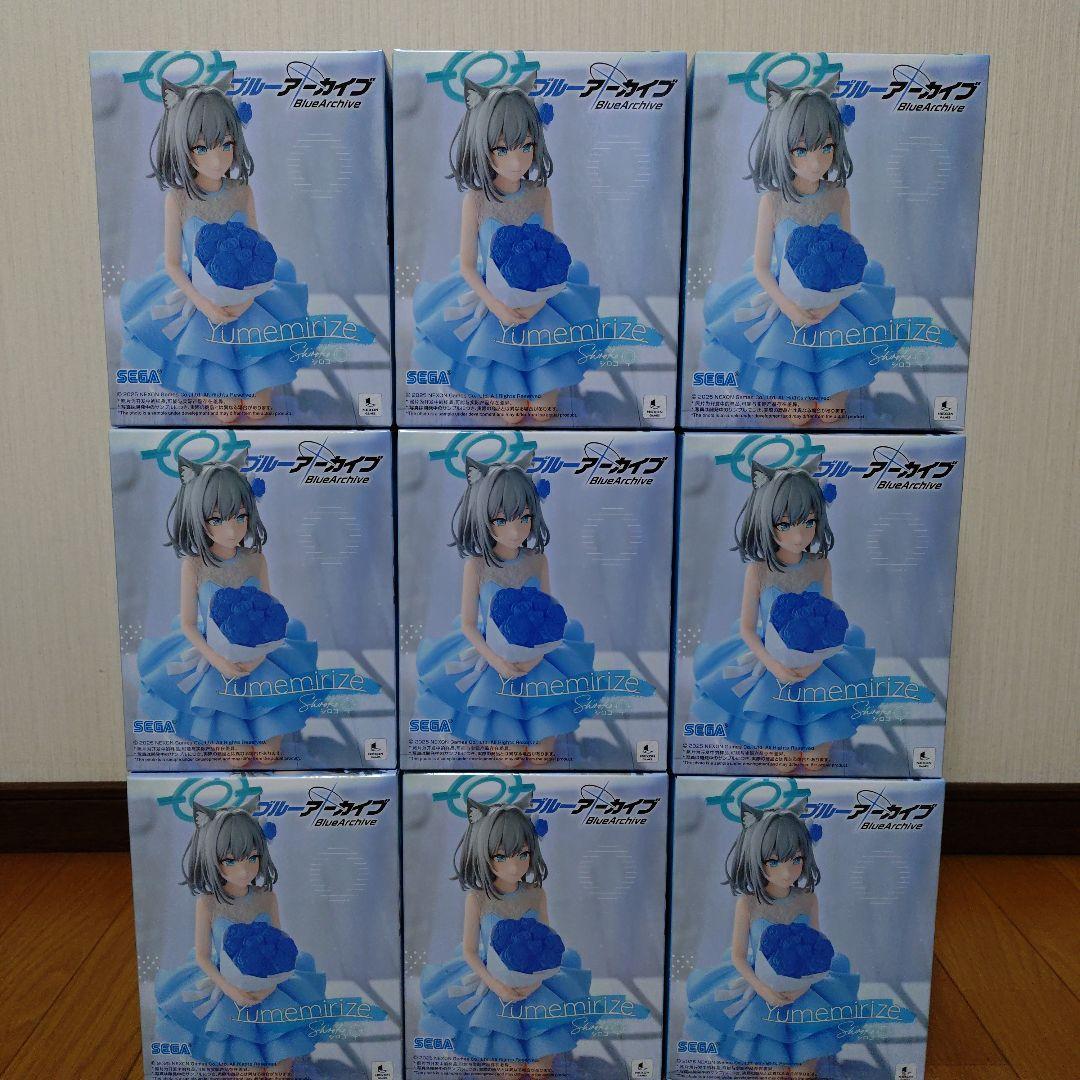 ブルーアーカイブフィギュア9個 Yumemirize shiroko シロコ