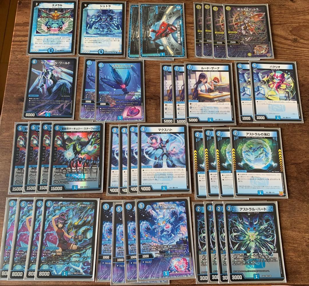 【匿名配送】青単サイバー　デッキ販売　デッキパーツ　新品スリーブ付き