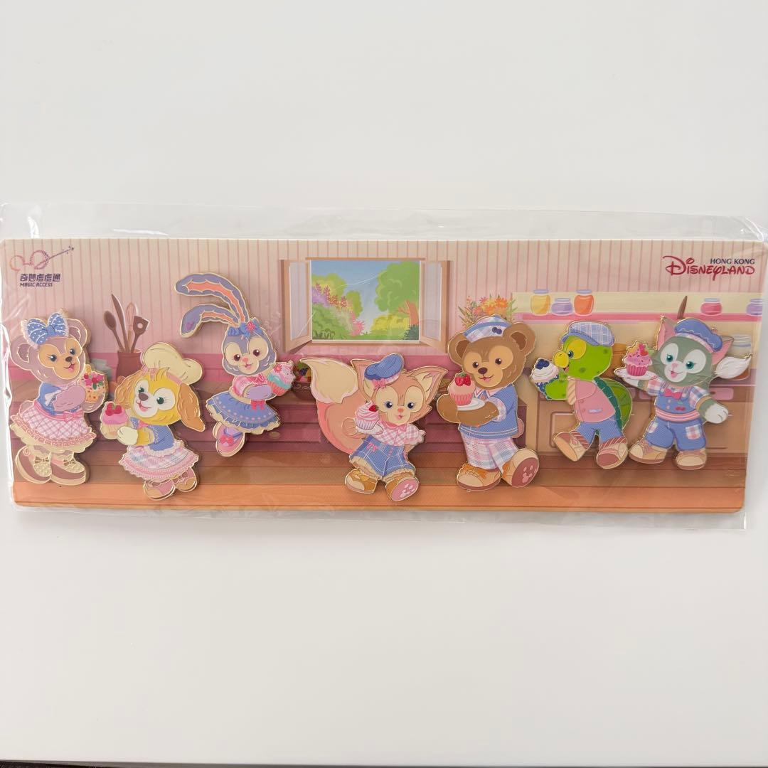 非売品 HKDL 香港ディズニーランド ダッフィー&フレンズ 年パス ピンバッジ