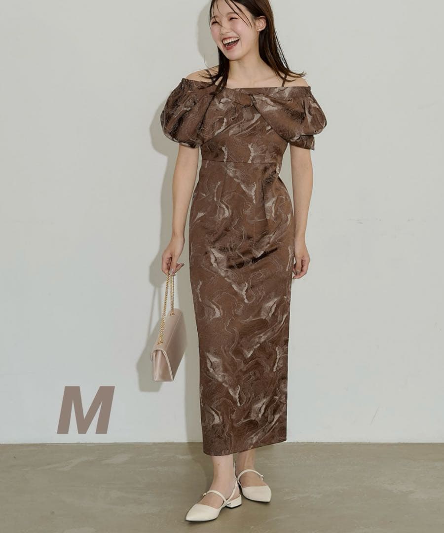 ★新品タグ付き★LE’RURE Docking big ribbon dress