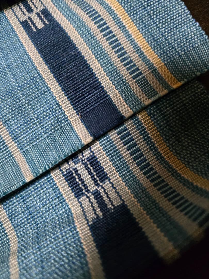 八重山ミンサー 半巾帯 十文字屋購入 新品