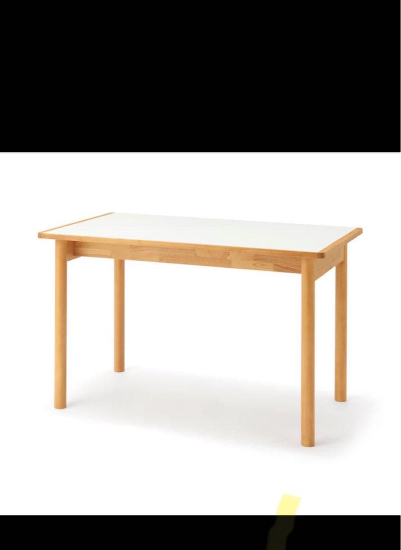 木製ダイニングテーブル ホワイト