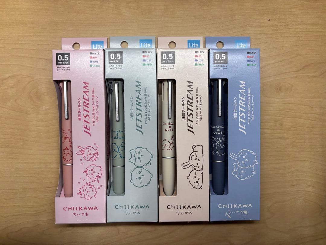 ［最終値下げ］ちいかわJETSTREAM Lite ボールペン 4色セット