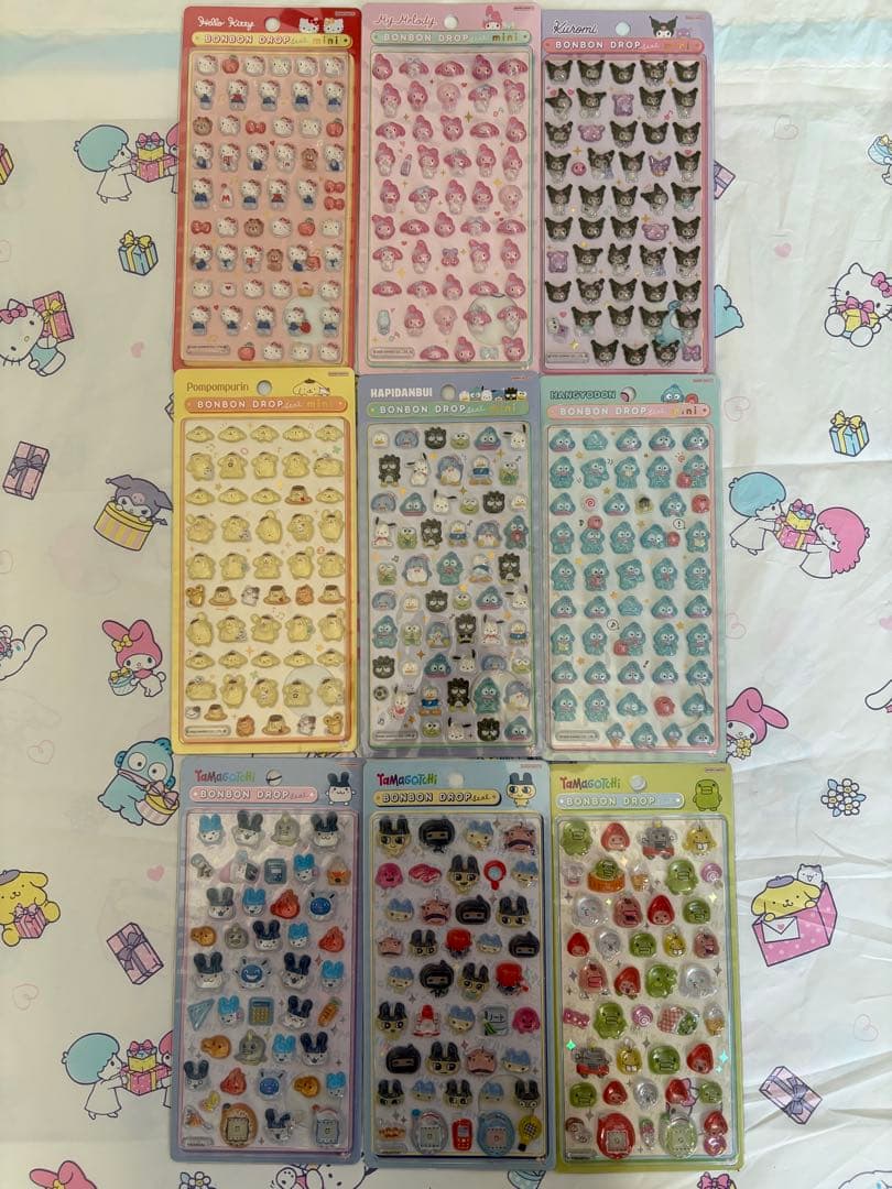 【国内正規品】ボンボンドロップシール　サンリオ　たまごっち