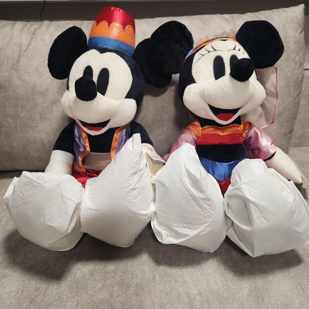 ビッグサイズ【 レア 】ディズニーシー ミッキー＆ミニー ぬいぐるみ
