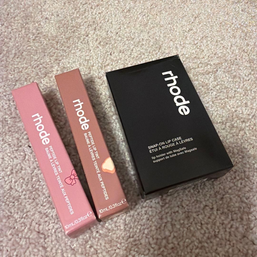 【新品未使用】rhode snap-on lip case &リップ2点セット