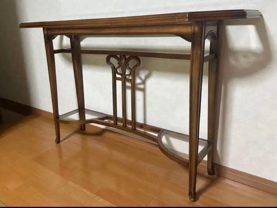 Medea メデア コンソールテーブル サイドテーブル 美品IDC大塚家具