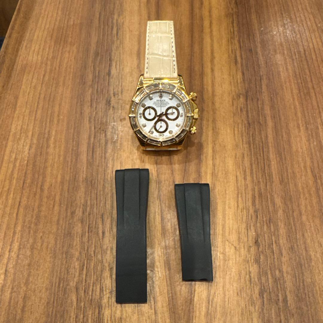ロレックスデート ラバービーベルト