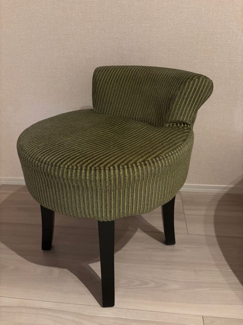 最終値下げ！オットマン スツール 椅子 チェア グリーン お洒落 ロココ