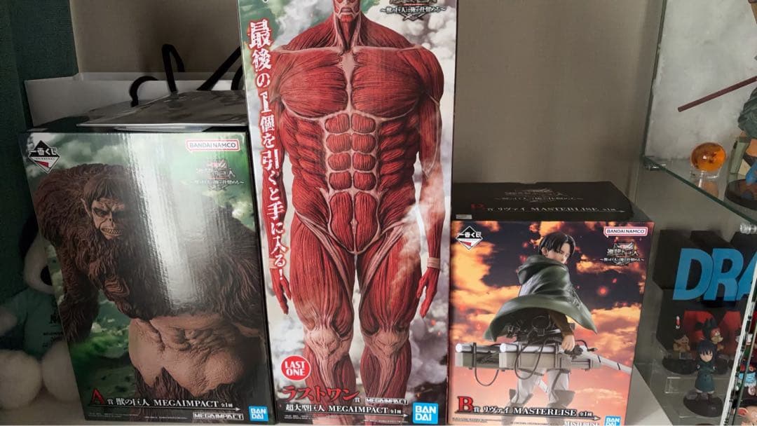 一番くじ 進撃の巨人 A賞 B賞 D賞 ラストワン