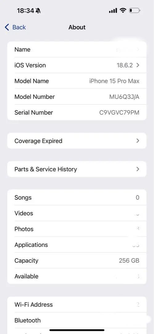 美品iPhone 15 Pro Max ホワイト256GB 91% SIMフリー