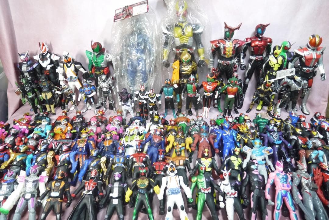 ライダーヒーローシリーズ　ビッグサイズソフビフィギュアなど　112体セット