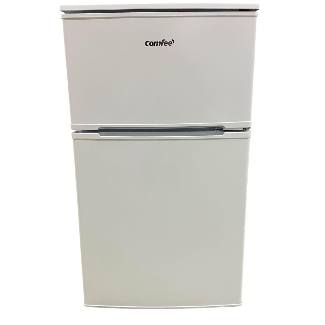 3393 comfee 冷凍冷蔵庫 RCT90WH/E 90L 白 ホワイト