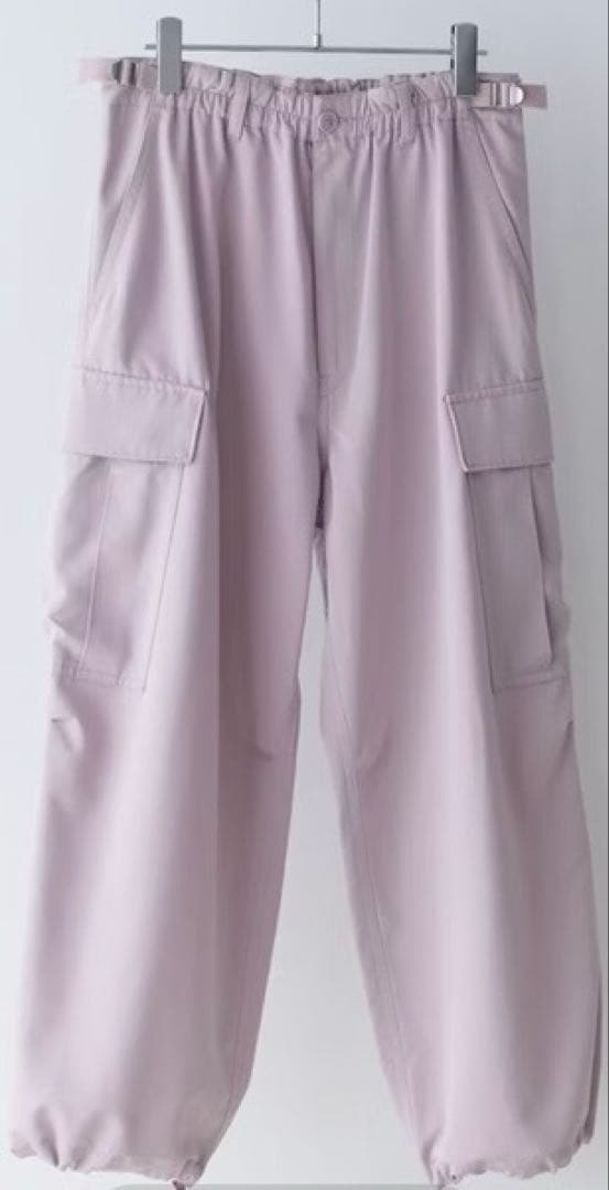 大人のためのきれいめカーゴパンツ / ライラック/Mサイズ