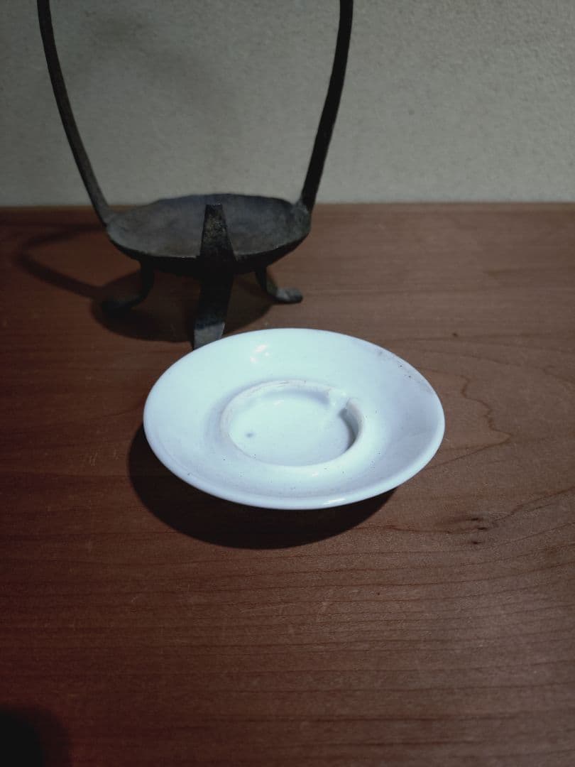 鉄製 吊るし灯火器 花器 花入れ 古道具 古民具 燭台 行燈 行火 灯明