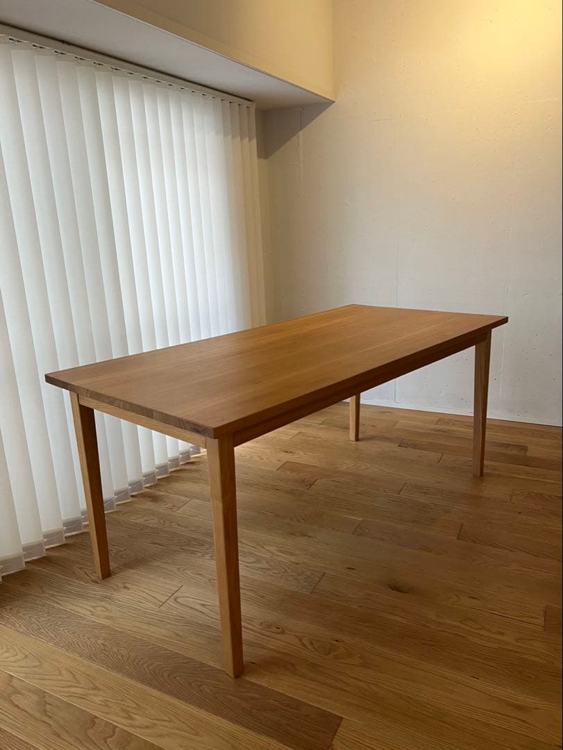 無印良品 ダイニングテーブル 廃盤 希少　タモ材