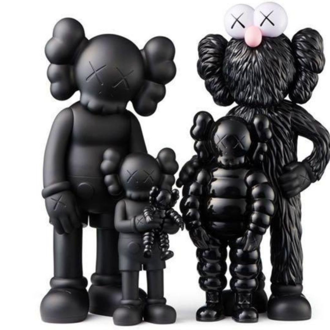 KAWS　♯2 FAMILY BLACK　メディコムファミリーブラック