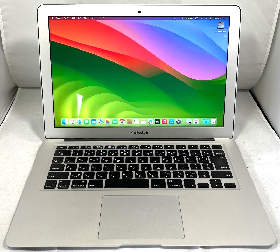 MacBook Air（Early2015） Sonoma稼働 筐体一部ワレあり