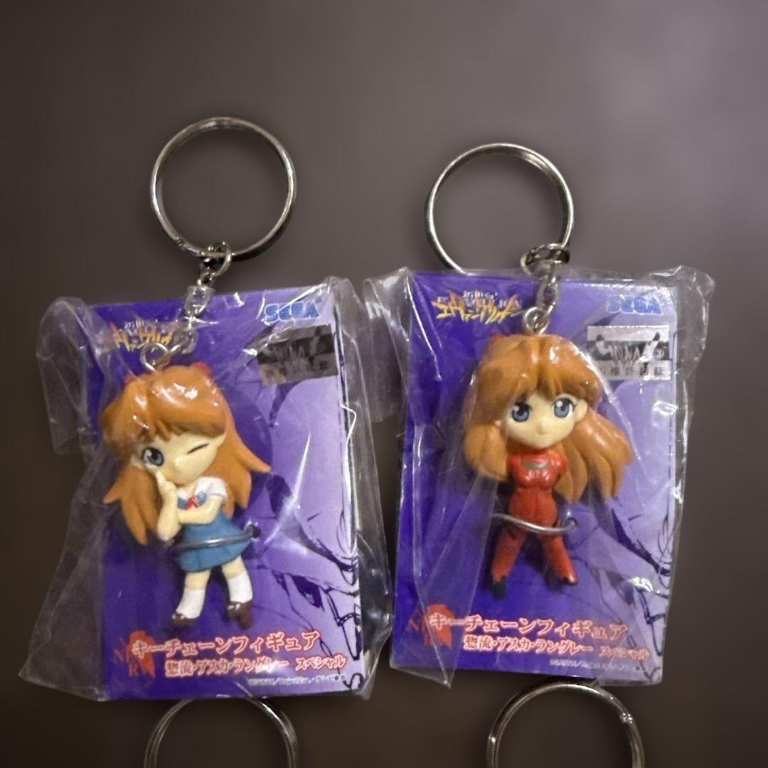 エヴァンゲリオン　エヴァ　アスカ　キーチェーン 4点　未開封　体操着　スーツ