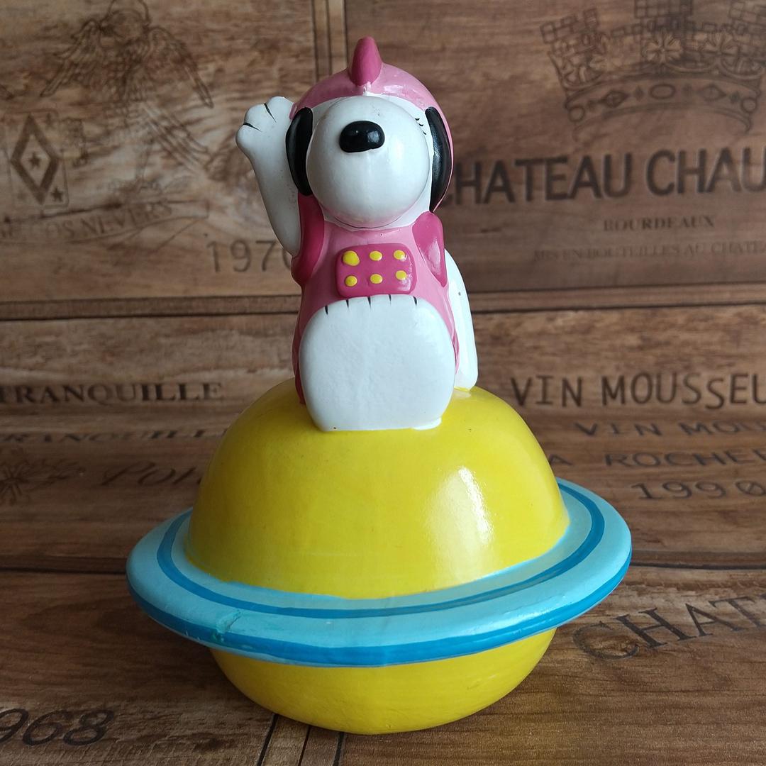 ピーナッツ スヌーピーアストロノーツ ベル貯金箱ヴィンテージ