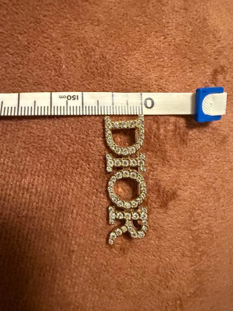 ディオール　ブローチ　美品　キラキラ