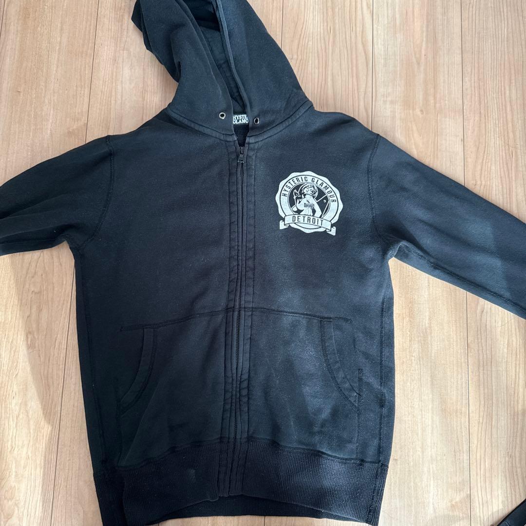 HYSTERIC GLAMOUR ブラックパーカー M
