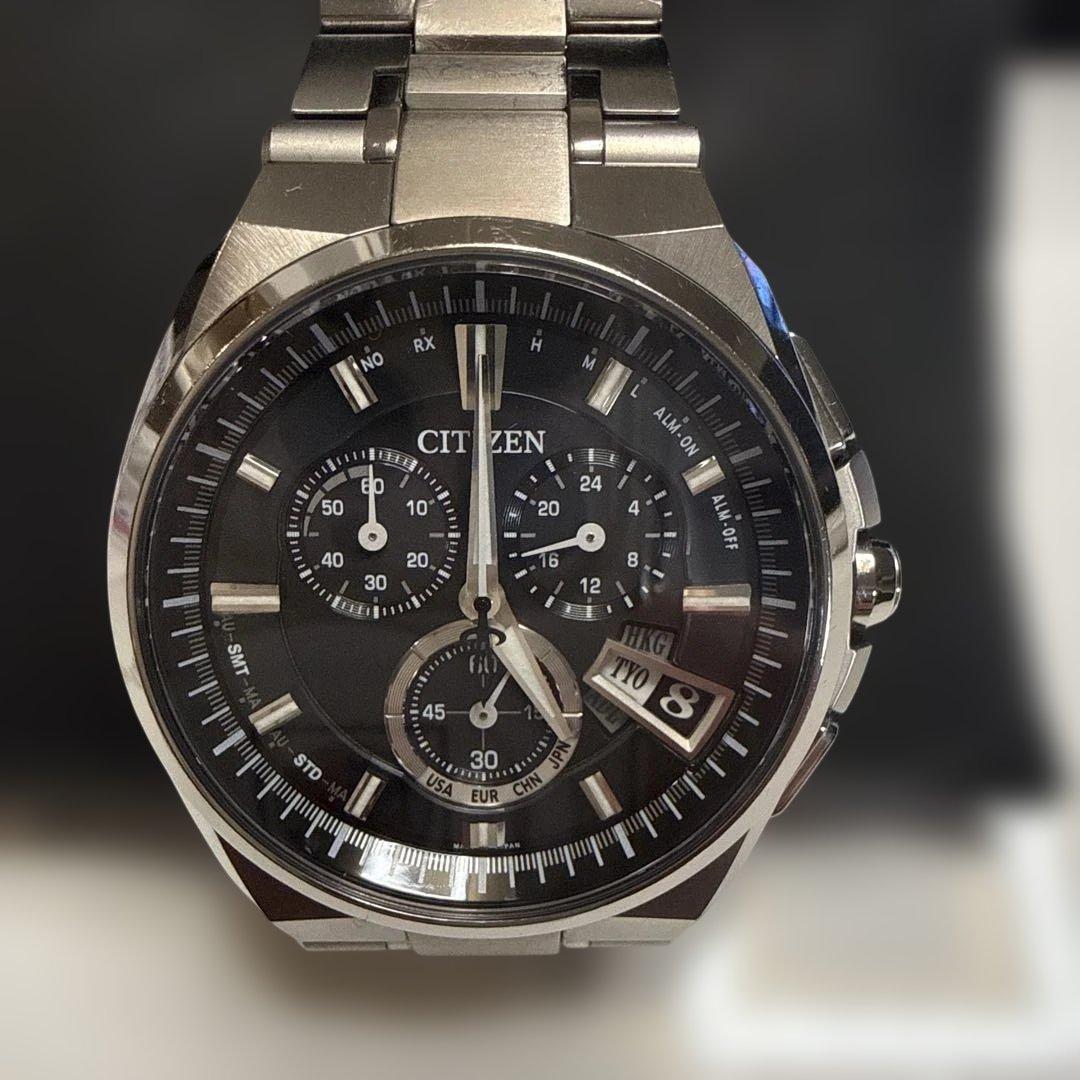 シチズンアテッサエコドライブソーラー電波時計