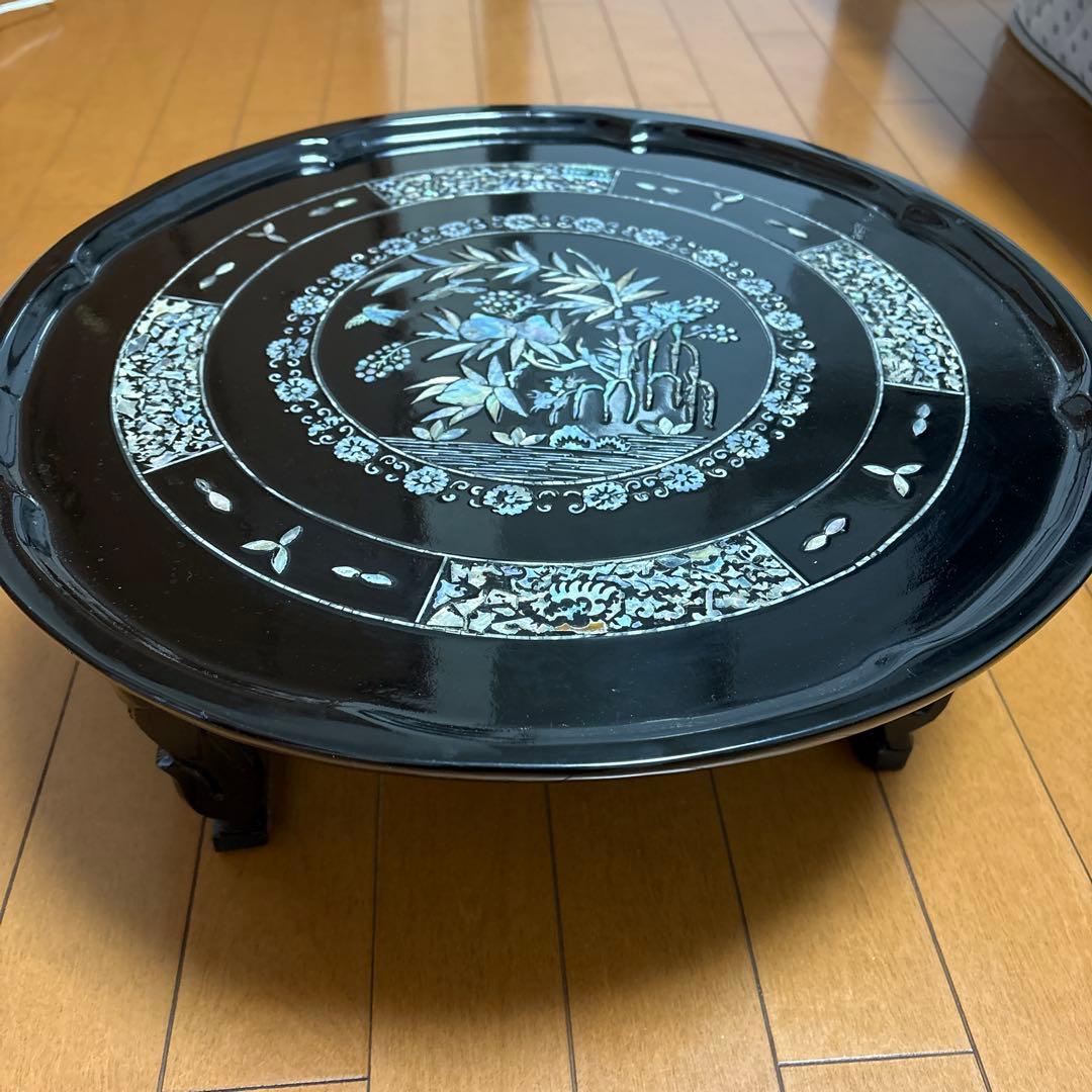 ［送料込み］螺鈿台✴︎アンティークテーブル　インテリア家具