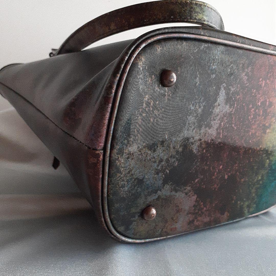 【極美品】ジャンポールゴルチェ　Vサイバー トートバッグ　玉虫色 ハンドバック