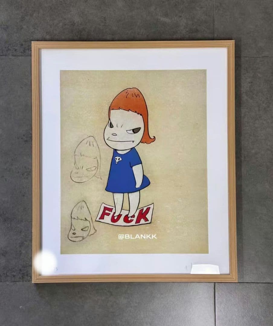 奈良美智 版画【On the F-word】