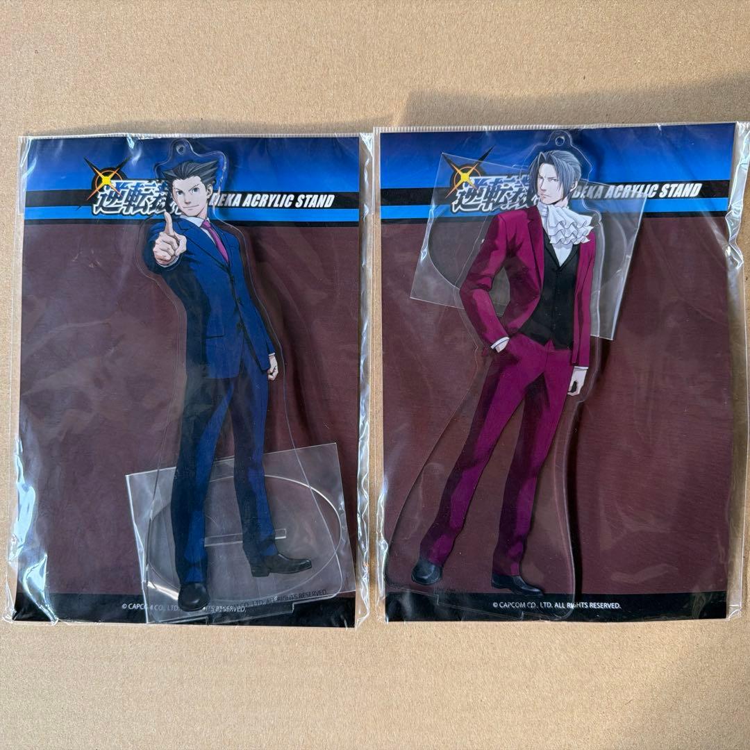 逆転裁判 デカアクリルスタンド 2個セット