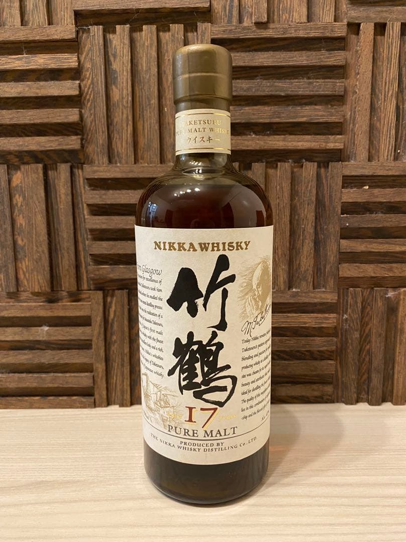 【希少品】NIKKA WHISKY 竹鶴17年ピュアモルト 旧ラベル 700ml