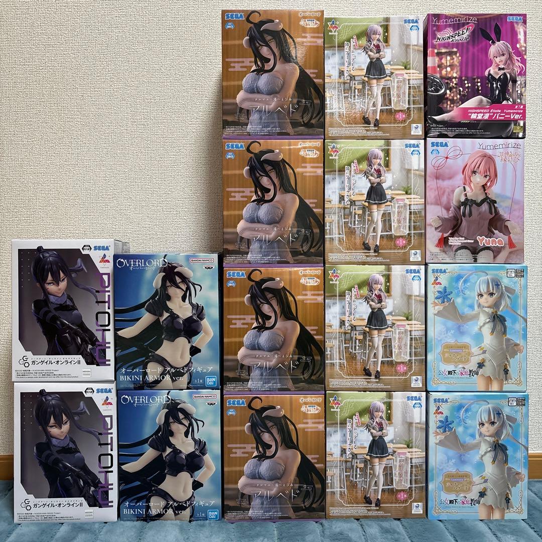 激安プライズ美少女フィギュア16体まとめ売り アルベド　アーリャ等