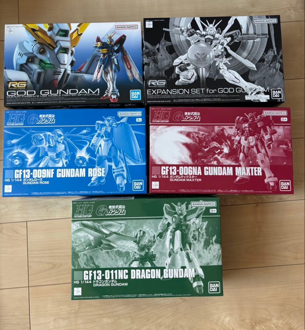 RGゴッドガンダム他セット
