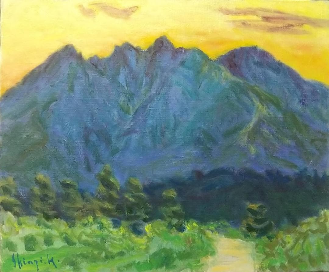 「根子岳」A　2006　絵画  F8