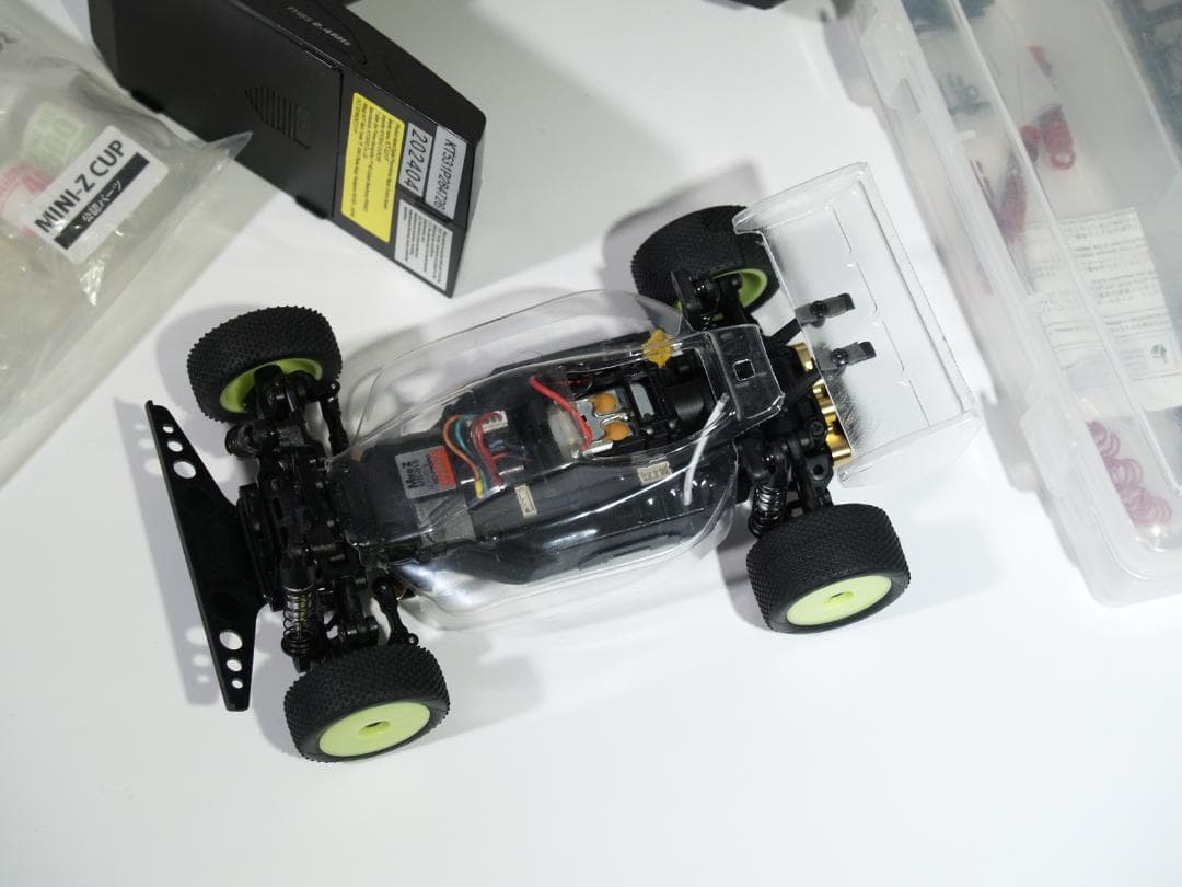 京商ミニッツバギーFHSSクリアボディフルセット※KT-531P、おまけ付き