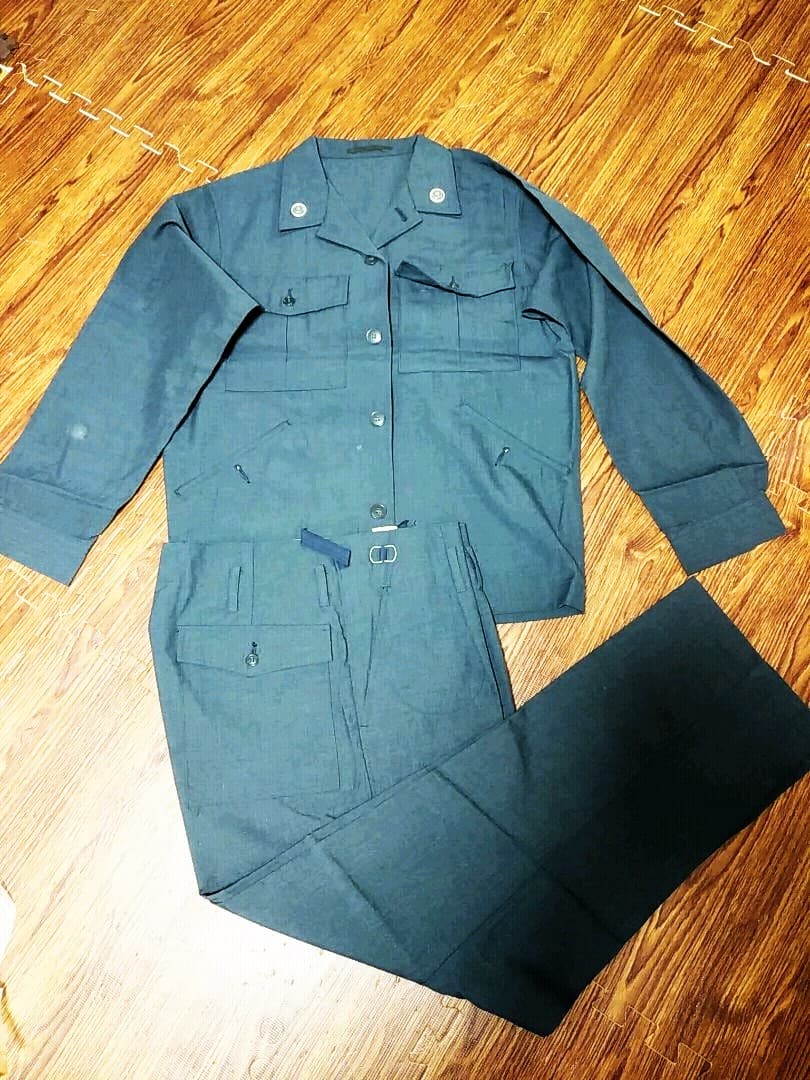 国鉄 制服 上下セット 夏 薄めネイビー