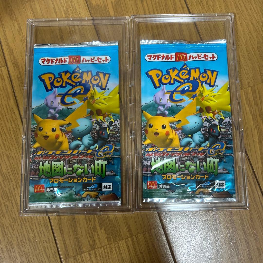 新年値下げ ポケモンカードe 地図にない町 プロモカード 未開封パック2点