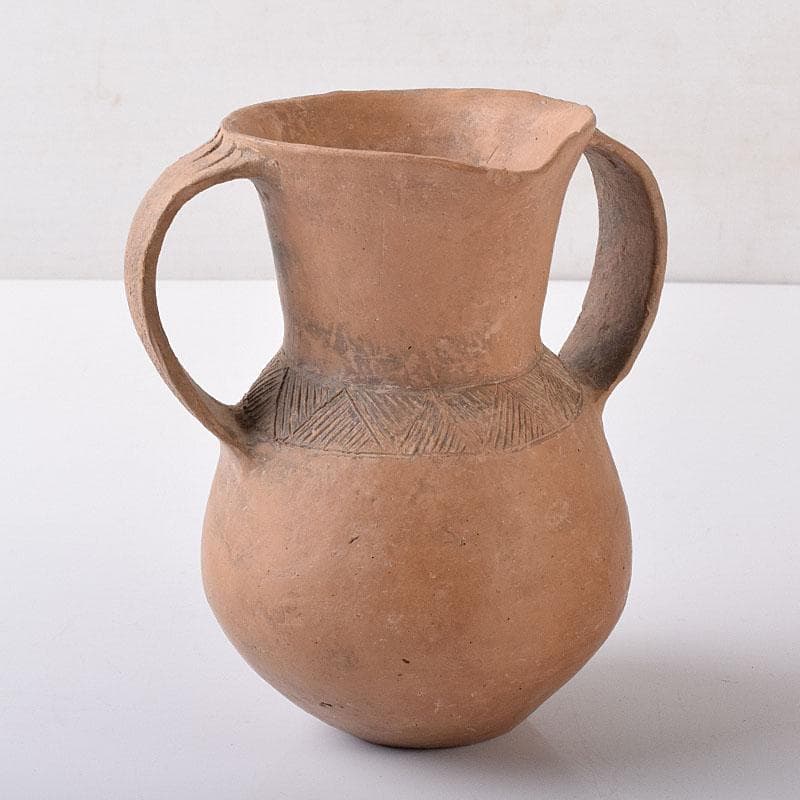 弥生式土器　水瓶　持ち手付水甕　C　R8432