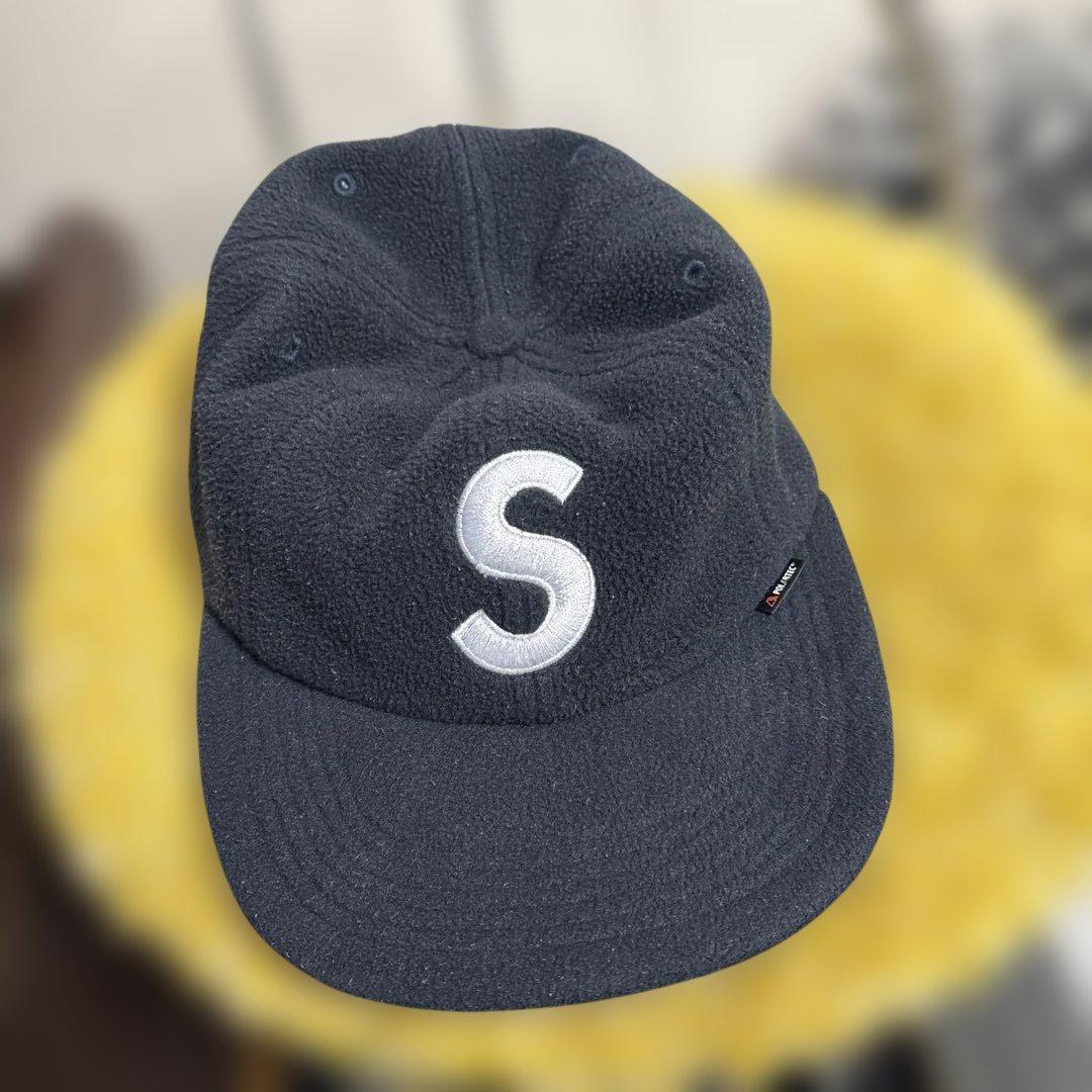 supreme ポーラテック キャップ ブラック