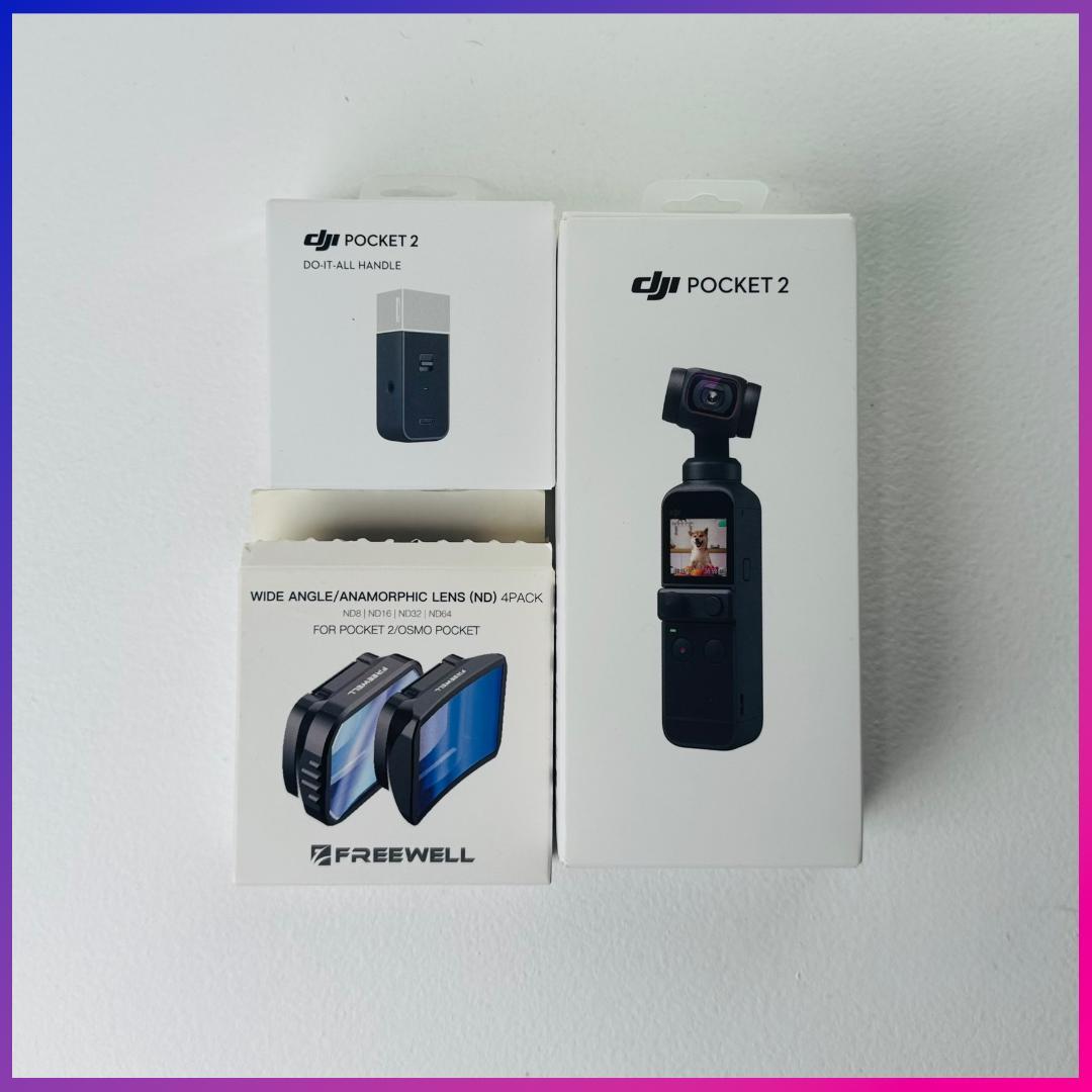 DJI Pocket 2 本体 + Doitallハンドル + NDフィルター