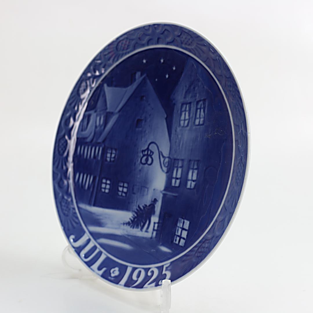 1925年「クリスチャンハウンの古い家々」イヤープレート ロイヤルコペンハーゲン