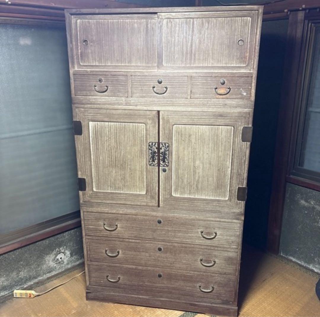 桐箪笥 木製和風箪笥 収納力抜群