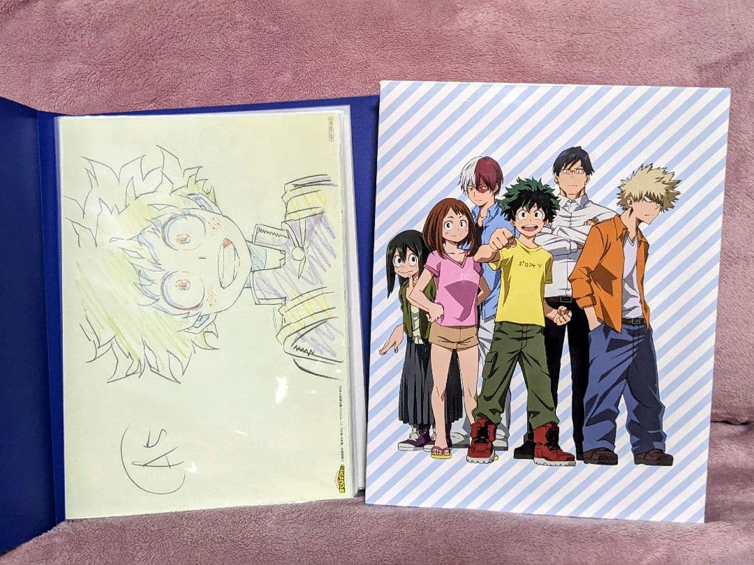 僕のヒーローアカデミア アニメ第一期複製原画全25枚＆専用ファイル