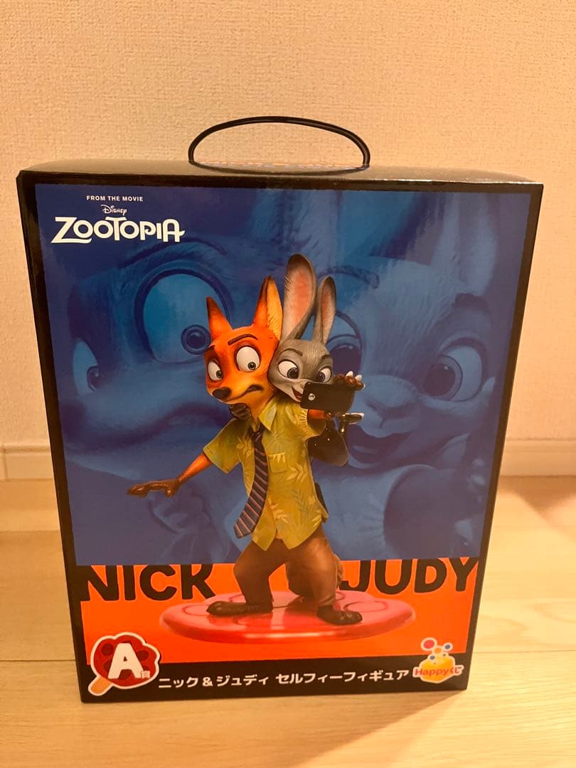 ズートピア Happyくじ A賞 セルフィフィギュア 新品未開封