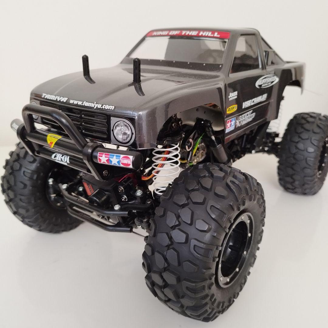 タミヤ　CR01 ロックソッカー　クローラー　4ws化　オプションあり