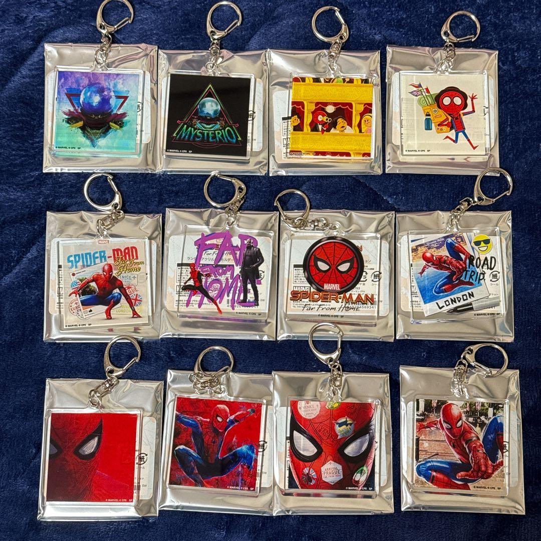 スパイダーマン　ランダムアクリルキーホルダー　アクキー　トムホランド　グッズ
