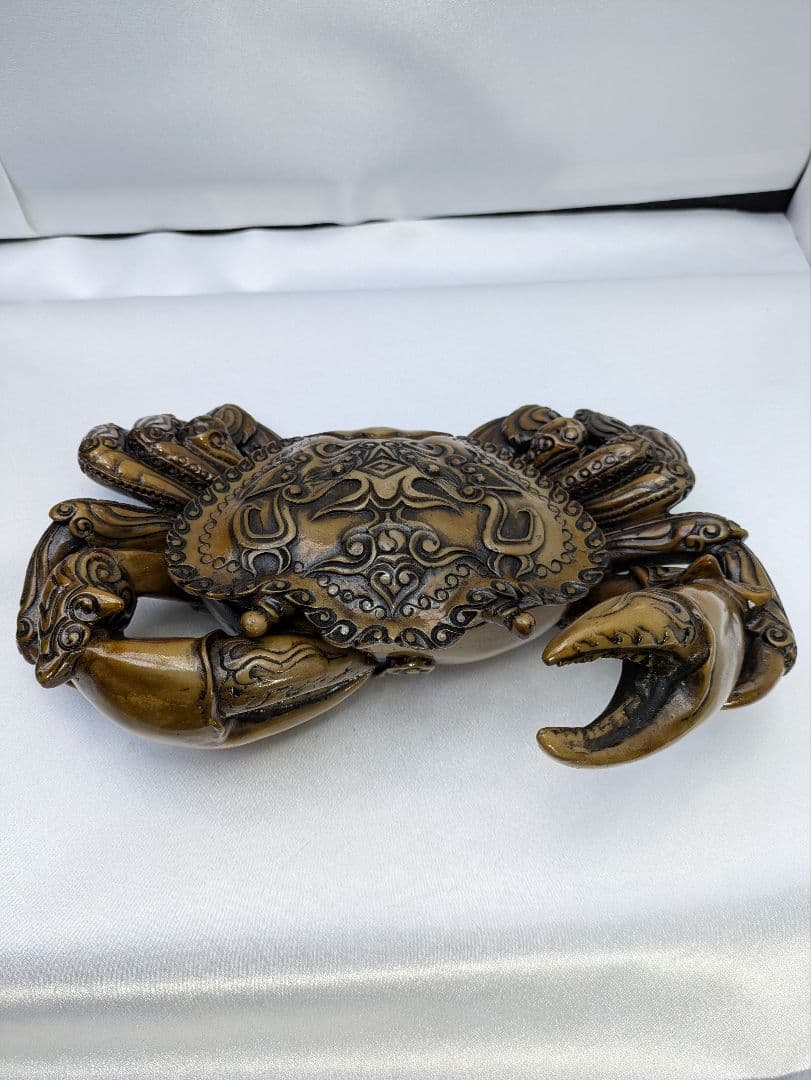 ☆b479、蟹 置物 風水 カニ 風水置物 インテリア 金運祈願 開運